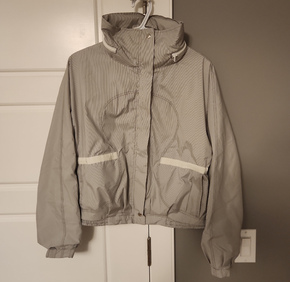 lululemon athletica Light Gray Utility Jacket